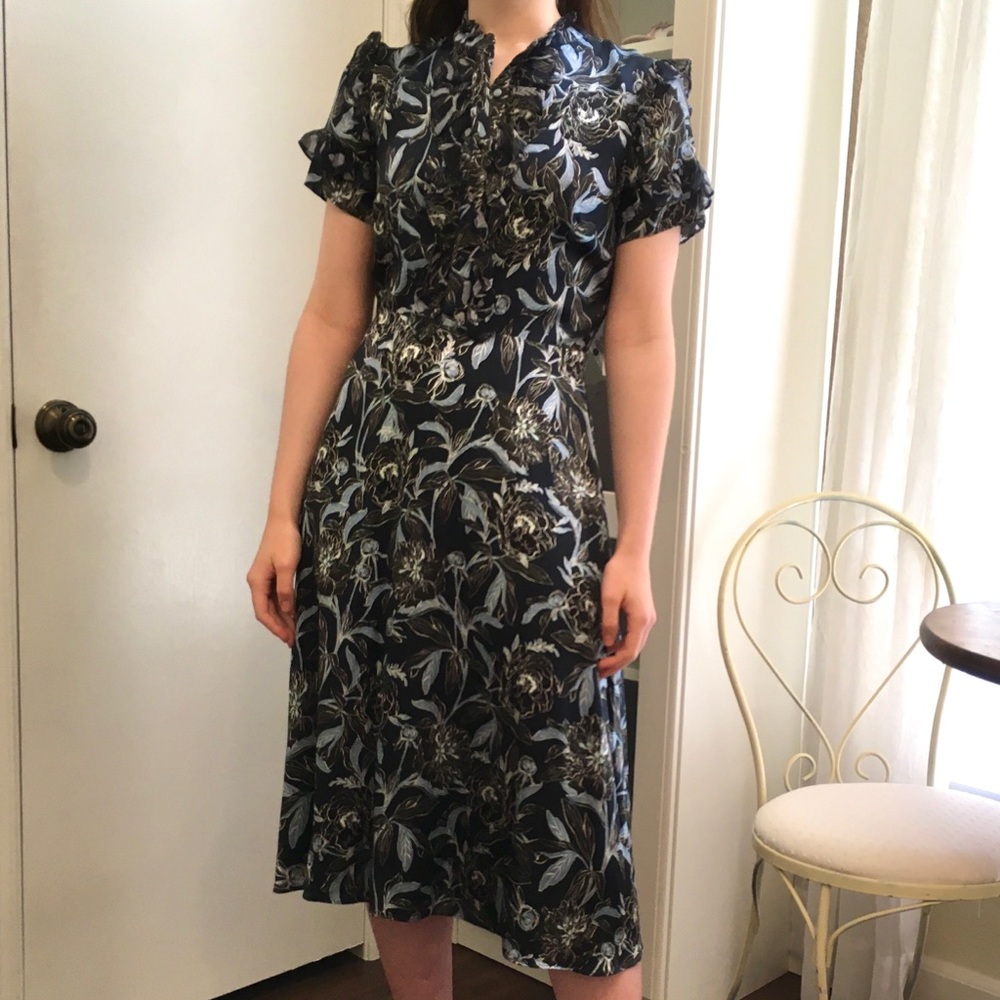Antonio Melani 100% SILK MIDI Cocktail Dress